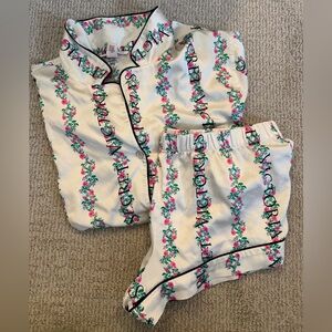 Victoria’s Secret Silk Floral Pajamas Set